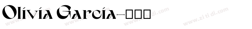 Olivia Garcia字体转换